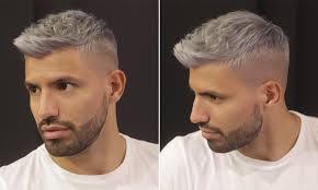 You can call me gjanni. Sergio Aguero Shows Off His New Grey Hair Colour On Instagram Daily Mail Online