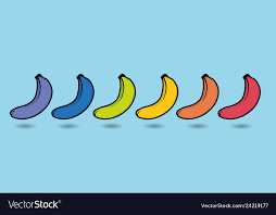 rainbow ripeness bananas chart