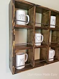 Antique farmhouse offers multiple sales events that include furniture, design lines, décor and art products at incredible savings focused around industrial decor, farmhouse decor, shabby chic, industrial vintage and vintage reproductions. How To Build A Diy Rae Dunn Coffee Mug Holder Our Home Made Easy
