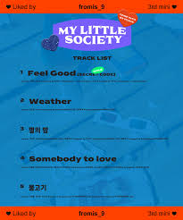 Maybe you would like to learn more about one of these? Fromis 9 Reveal Track List For My Little Society Mini Album Allkpop