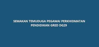Contoh soalan peperiksaan online memasuki perkhidmatan juruaudit gred w41 di malaysia. Semakan Temuduga Pegawai Perkhidmatan Pendidikan Dg29 2020 Spa