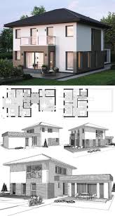 Kleine Villa Moderne Zeitgenossische Europaischen Stil Architektur Design Haus Plane E Wohnzimmer Ideen Haus Plane Stadtvilla Architektur