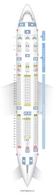 Seat Map Airbus A330 200 332 Korean Air Find The Best