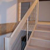 escalier en frene 2 4 tournant avec palier rampe sur rampe avec contre marche rampe interieur limon droi escalier deux quart tournant escalier escalier bois