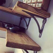 Our bespoke kitchen ranges follow in the traditions of classic design periods, where function inspired beautiful things. 8 5 Scaffold Shelf Boards Cast Iron Brackets Chunky Etsy Shelf Brackets Scaffold Shelving Shelves