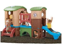 Slide as well as sand and water play activities for motor step2 have a variety of furniture that are suitable for toddler and above. Outdoor Playhouse With A Slide Get Your Toddler Outside To Play