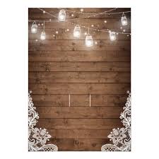 Mason Jars Lights Rustic Wood Lace Bridal Shower Invitation Zazzle Com Lace Bridal Shower Invitation Vintage Bridal Shower Bridal Shower Diy