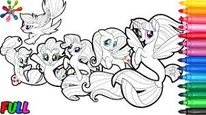 Friendship is magic ada tokoh utama yang disebu mane 6. My Little Pony Full Episodes Coloring And Drawing Raskraski Dlya Detej Moj Malenkij Poni