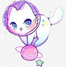 Kawaii Cat Neko Nya Space Astronaut Multicolor Cat In Space Drawi Png Image With Transparent Background Png Free Png Images Kawaii Cat Drawing Cute Animal Drawings Kawaii Cute Cartoon Drawings