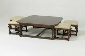 Unique coffee table with pull out ottomans. Items By Type Bausman Company