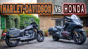 Harley Davidson Vs Honda Which Is The Tourer Bagger For You Heritage Classic 114 V Gold Wing 1800b Youtube