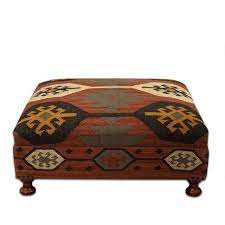 If you are having a party and the room is eventually packed, an oversized ottoman coffee table can double as an alternative seating option. Black And Cream Ottoman Square Table Ottoman Table Rustic Ottoman Square Storage Ottoman