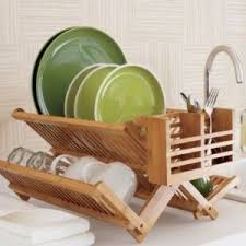 Bamboo Dish Drainer Bamboo Dishes Dish Rack Drying Kitchen Furniture