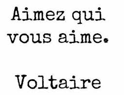 Aimez Qui Vous Aime Voltaire Quotes Cool Words French Quotes