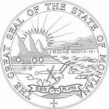Montana state flag with colored hand drawn lines in vector format. Pin On Best Popular Flag Coloring Pages