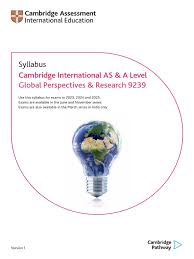 Aice global perspectives a level sample. 2023 2025 Syllabus Argument Educational Assessment