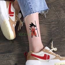 See more ideas about dbz tattoo, dragon ball tattoo, z tattoo. Waterproof Temporary Tattoo Sticker Cartoon Dragon Ball The Monkey King Fake Tatto Flash Tatoo Tatouage For Men Women Girl Kids Wish