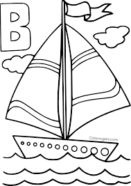 Search through 52583 colorings, dot to dots, tutorials and silhouettes. B Is For Boat Coloring Page Coloringall