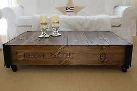 Egal, ob shabby chic, original oder in. Couchtisch Living Room Table Sofa Table Solid Wood Vintage Shabby Loft Retro L 253 10 Picclick