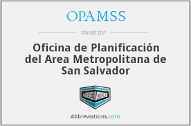 The lisbon metropolitan area (portuguese: Opamss Oficina De Planificacion Del Area Metropolitana De San Salvador