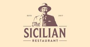the sicilian restaurant logo design inspiration branding logo restaurant typography branding