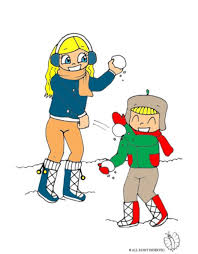 Disegno Bambini Che Lanciano Palle Di Neve Disegni Colorati Per Bambini Da Stampare Gratis Puoi Stampare Scaric Disegni Da Colorare Disegni Bambini Disegni