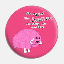 Losing Brain Cells - Brain Cells - Pin | Teepublic
