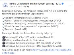 Illinois reports more than 2,000 new. Illinois Il Ides Pandemic Unemployment Updates Pua Peuc And 300 Fpuc 2021 Extension And Benefit Claim Payment Issues Aving To Invest