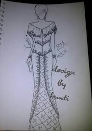 Desain baju untuk lebaran terbaru merupakan busana dengan desain modern serta model terbaik yang sekarang banyak digandrungi oleh para wanita muda muslimah. Pin Di Kebaya Sketch