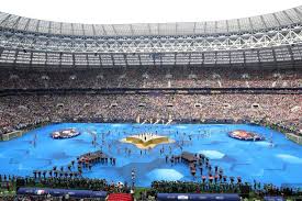 General View Inside The Stadium During The Closing Ceremony Prior To The 2018 Fifa World Cup Final Between Fifa World Cups World Cup Russia 2018 World Cup 2018