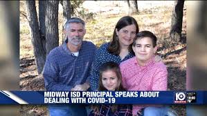 Principal of local intermediate school, family battle COVID-19