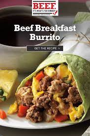 Beef Breakfast Burritos Recipe Beef Recipes Breakfast Burritos Recipe Breakfast Burritos