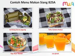Jika jam 21.00 atau jam 09.00 malam lapar boleh makan keju, alpukat, 1. Latihan Penyusunan Menu B2sa Ppt Download