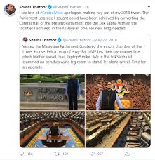 Parliamentary business of the fourth session of the 14th parliament 202 1. Shashi Tharoor Praises Swanky New Malaysian Parliament But Opposes Central Vista
