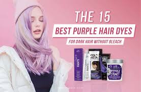 It simply creates a softer pastel color just the way not to mention that it does not stain your clothes, hand, and other things. The 15 Best Purple Hair Dyes For Dark Hair Without Bleach 2021