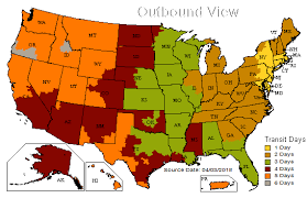 shipping zones how distance affects fulfillment cost usps