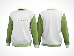 Download Crewneck Sweatshirt Front Back Psd Mockup Psd Mockups