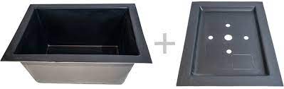 Zudem sind die kunststoffwannen in vielen formen und größen erhältlich. Zubehor Fur Brunnen Quellbecken Nohmer Beton Kies Splitt Naturstein Keramik