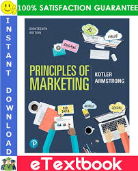Principles Of Marketing 18th Edition Etextbook By Philip Kotler Gary Armstrong In 2020 Marketing Principles Ebook