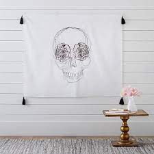 The Emily Meritt Skull Tapestry Dorm Wall Decor College Room Decor Emily And Meritt