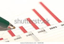 Green Pen Over Chart Showing Increase Stock Photo Edit Now