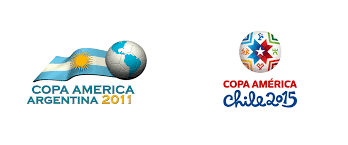 Map of the participating national football teams of the conmebol's 2015 copa américa. Brand New New Logo And Identity For Copa America By Brandia Central Logo Branding Identity Identity Logo Brand Identity Design