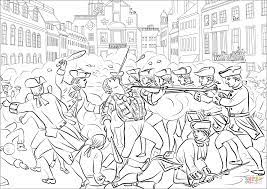Boston Massacre Coloring Page | Free Printable Coloring Pages