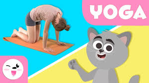 Yoga For Kids The Cat Pose Yoga Pose Tutorial Youtube