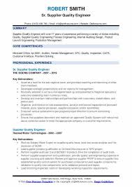 The idea is to draw the attention of the hiring team by creating a legible your qa engineer resume should contain the following sections: Supplier Quality Engineer Resume Samples Qwikresume