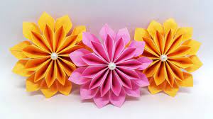 Instructions to learn how to make various kinds of origami paper flowers. Diy Paper Flowers Easy Making Tutorial Origami Flower Paper Crafts Ideas Youtube
