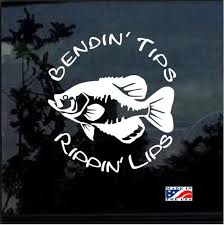 Download Bending Tips And Rippin Lips Fishing Decal Stickers Fishing Decals Hunting Decal Silhouette Clip Art
