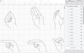 Asl alphabet images with a variety of . Asl Alphabet Svg Bundle Folie Quill Gebardensprache Svg Etsy