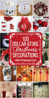 100 Diy Dollar Store Christmas Decor Ideas Prudent Penny Pincher