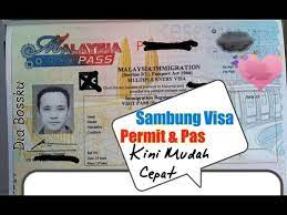 Complete guide to obtaining a visa to malaysia. Sambung Visa Permit Pas Tahun 2020 Sangat Mudah Senang Cepat Siap Bayar Pakai Kad Kredit Debit Youtube